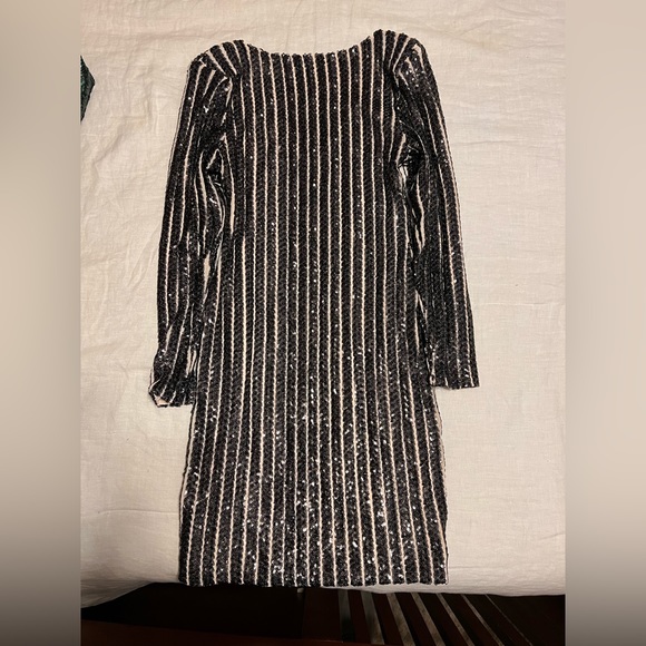 WYLDR Sequin Stripe Minidress - Picture 3 of 4